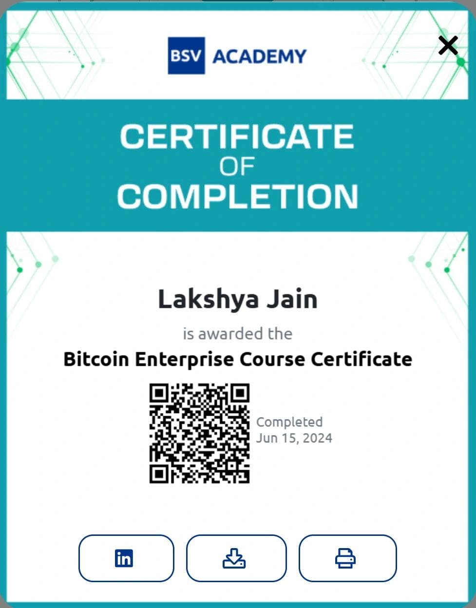 Bitcoin Enterprise Course